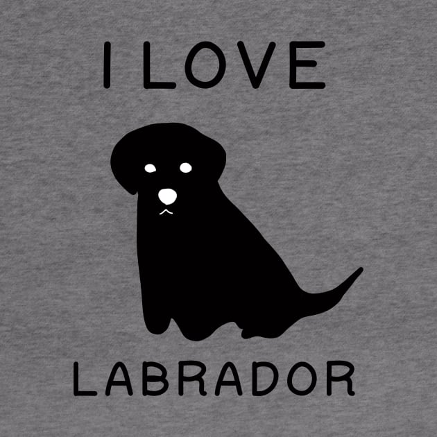 I love Black labrador by beautifulhandmadeart